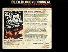 Tablet Screenshot of beerbloodandcornmeal.com